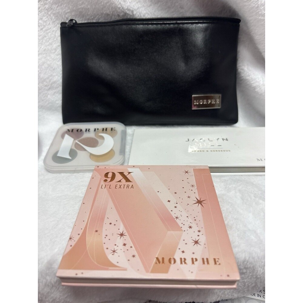 Morphe 4 Piece Bundle 3 Pallets One Makeup Bag. Brand New.